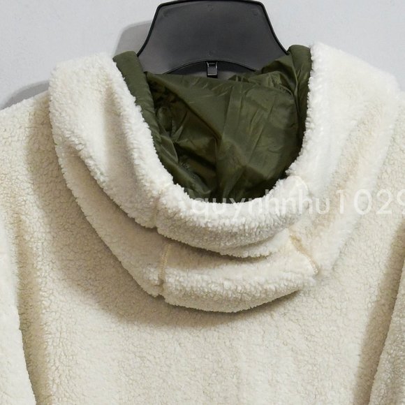 1 Madison Ladies' Fuzzy JackeT IN CREAM  COLORS - Picture 6 of 6
